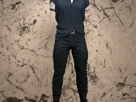 Utility Outfit for Genesis 9 3D Model