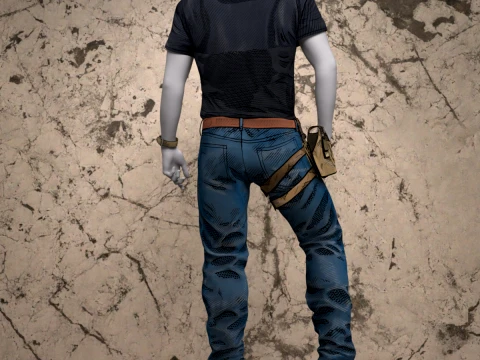 Cell Toon Uniform for Genesis 9 Genesis 9 Toon 3D Model