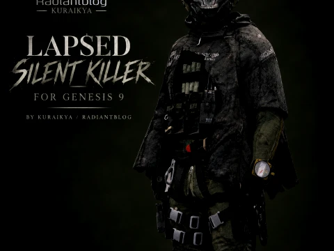 Lapsed Silent Killer for Genesis 9 3D Model