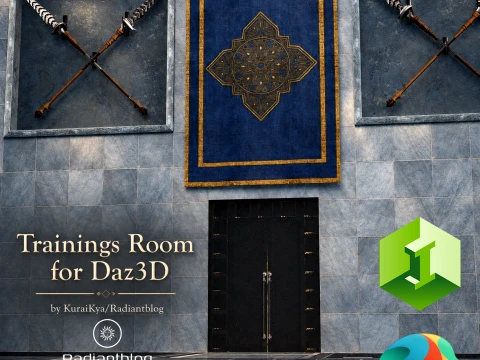 Trainings Room for Daz Studio 3D 模型