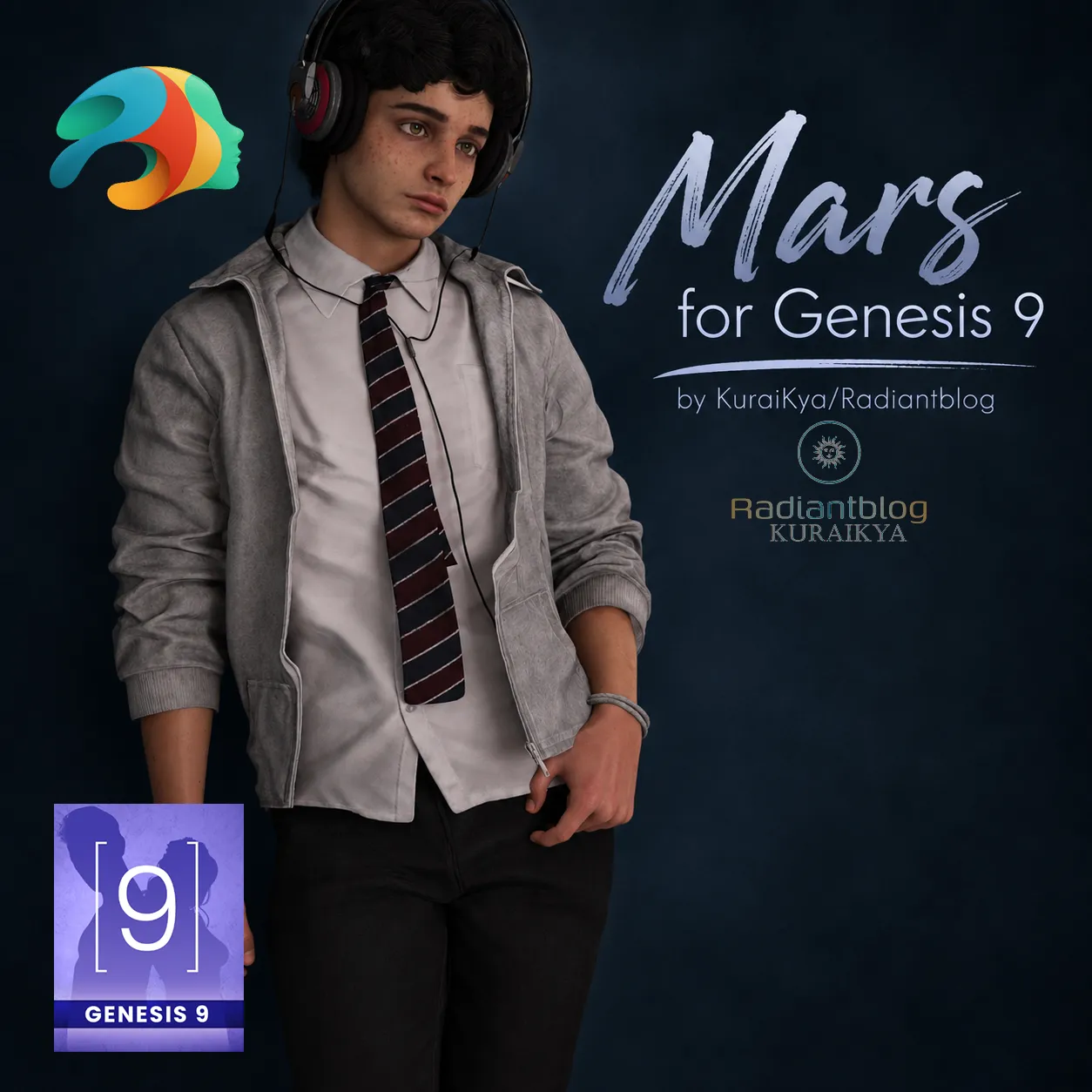Mars for Genesis 9 3D Model .c4d .max .obj .3ds .fbx .stl .blend