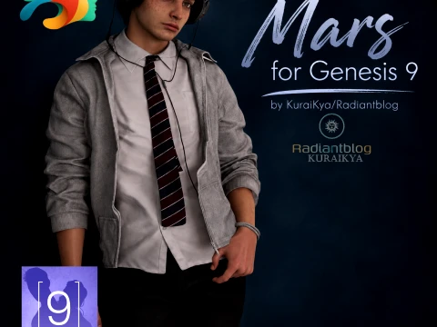 Mars for Genesis 9 3D Model