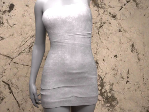Stella Dress for Genesis 8 Female 3D Model