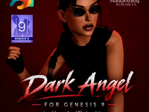 Dark Angel for Genesis 9 3D Model