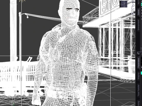 Lawman for Genesis 9 3D Model