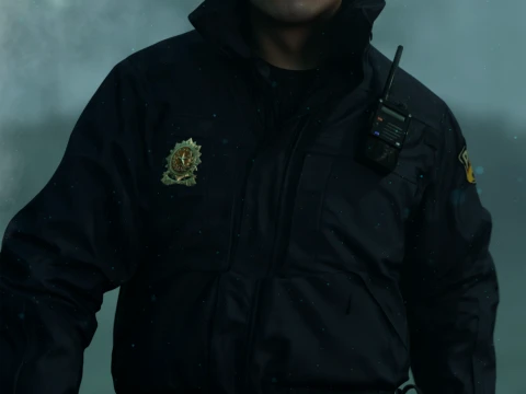 Spanish Cop for Genesis 9 3D Model