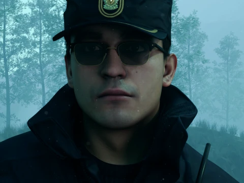 Spanish Cop for Genesis 9 3D Model