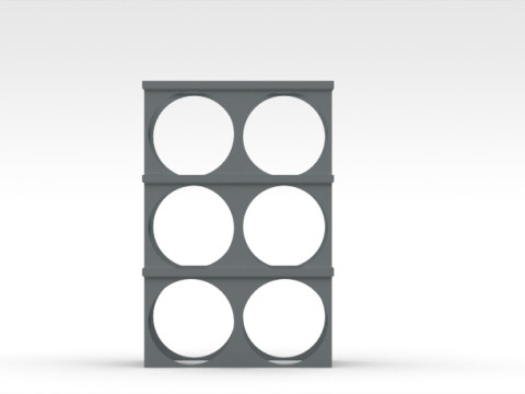 Stackable bidon storage system Model do druku 3D
