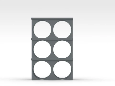 स्टैकेबल बिडॉन भंडारण प्रणाली 3D प्रिंट मॉडल