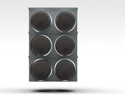 Stackable bidon storage system Model do druku 3D