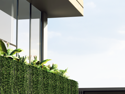 Modern Community center 3D Model