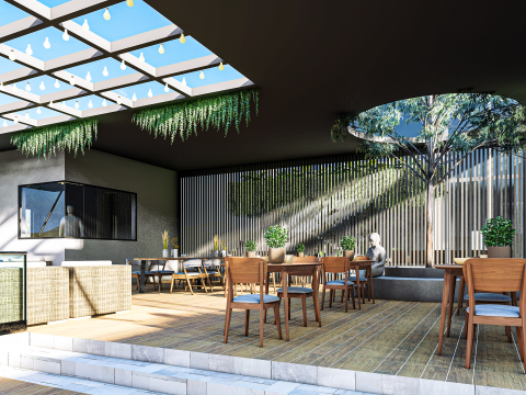Modern Community center 3D Model