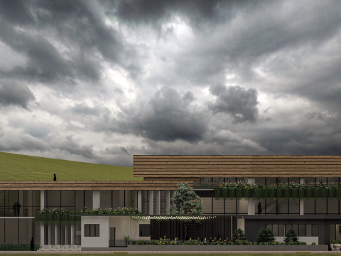 Modern Community center 3D Model