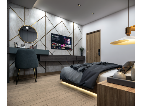Modern Bedroom 2 3D Модель