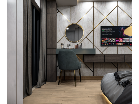 Modern Bedroom 2 3D Модель