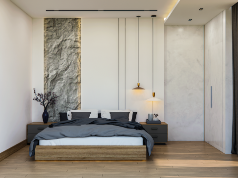 Modern Bedroom 2 3D Модель