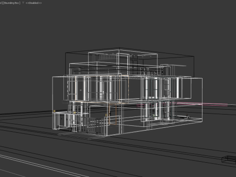 Modern Residence Exterior 3D Model