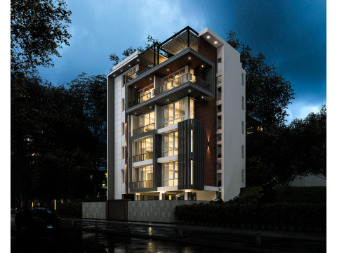 Apartment Building Modelo 3D
