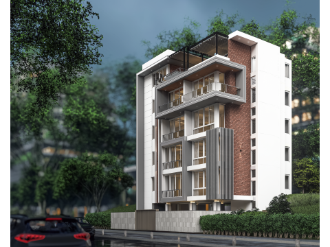 Apartment Building 3Dモデル