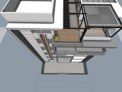 Apartment Building 3Dモデル