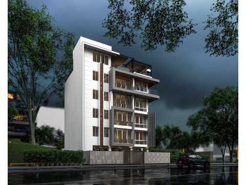 Apartment Building 3Dモデル