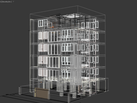 Apartment Building 3Dモデル