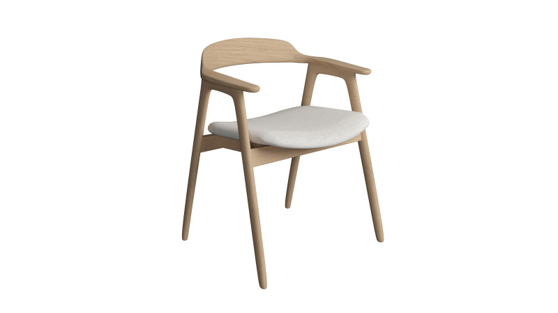 Wooden Chair 3D Model .c4d .max .obj .3ds .fbx .stl .blend