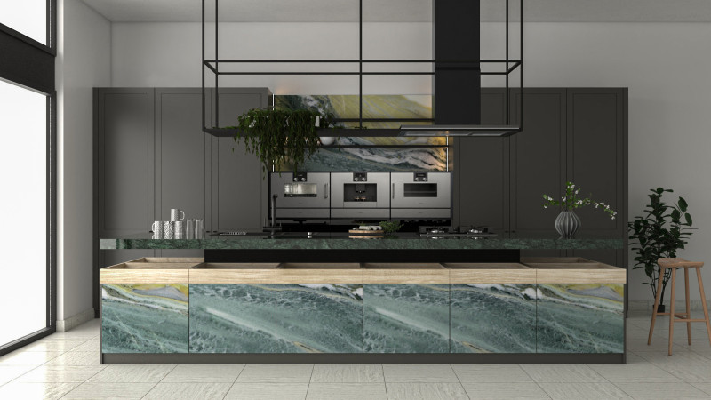 Island Gem Kitchen Modern Modular Kitchen Set High-Quality 3D मॉडल .c4d .max .obj .3ds .fbx .stl .blend 