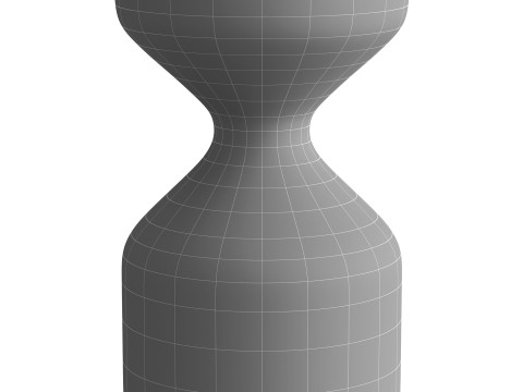 Round metal side table - FLYOD 3D Model
