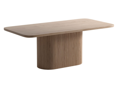 VALI acacia wood dining table 3D Model
