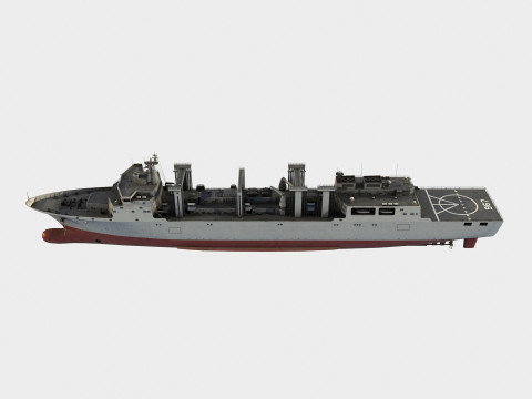Type 901 Class Fleet Replenishment Ship 3D Modell