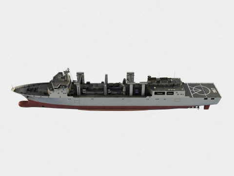 Type 901 Class Fleet Replenishment Ship 3D Model