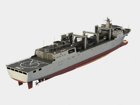Type 901 Class Fleet Replenishment Ship 3D Model