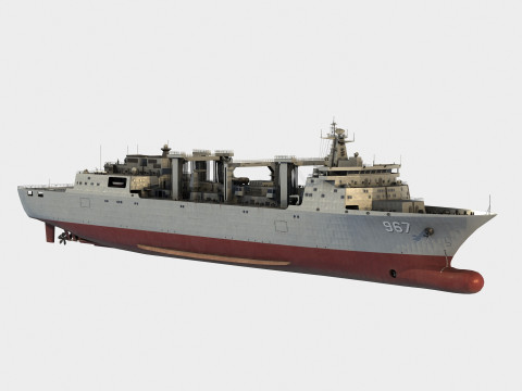 Type 901 Class Fleet Replenishment Ship 3D Modell