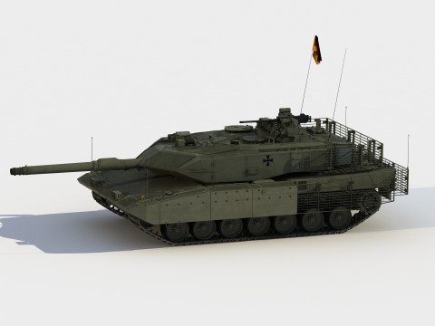 Leopard 2A7 3D 모델