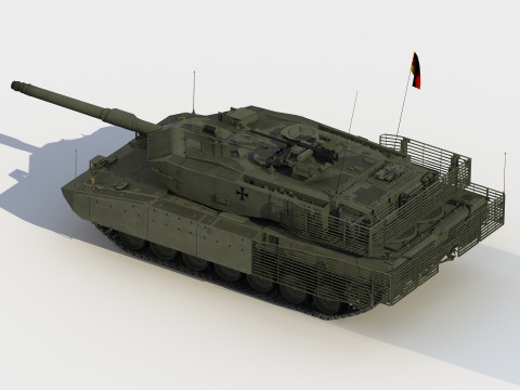 Leopard 2A7 3D 모델