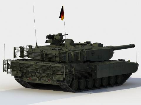 Leopard 2A7 3D 모델