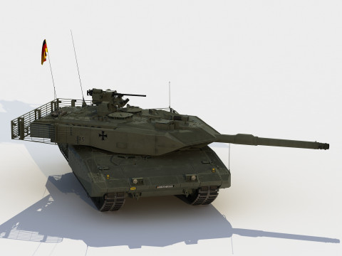 Leopard 2A7 3D 모델