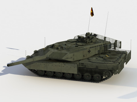 Leopard 2A7 3D 모델