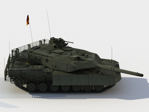 Leopard 2A7 3D 모델