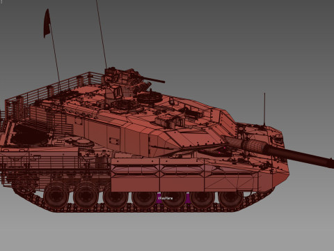 Leopard 2A7 3D 모델