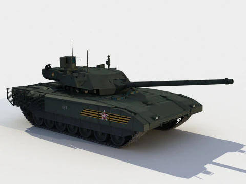 Carro armato T-14 Armata Modello 3D