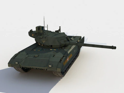 Tanque T-14 Armata Modelo 3D