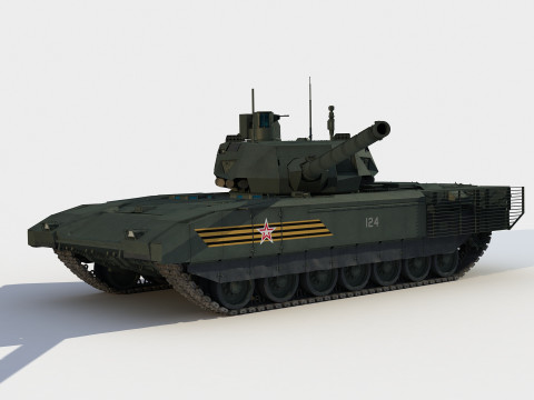 Czołg T-14 Armata Model 3D