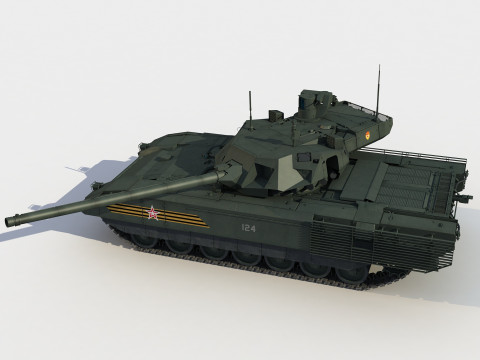 Czołg T-14 Armata Model 3D