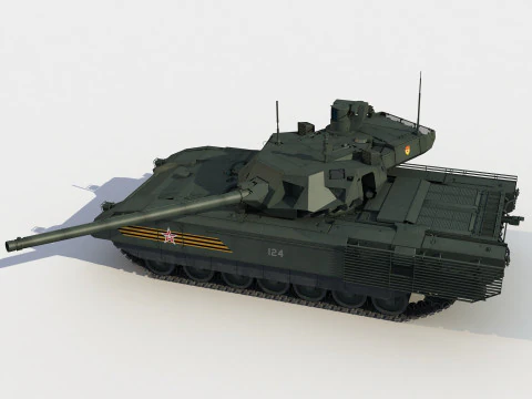 Tanque T-14 Armata Modelo 3D