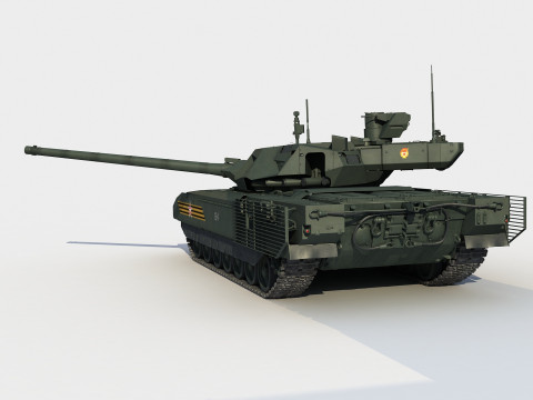 Czołg T-14 Armata Model 3D