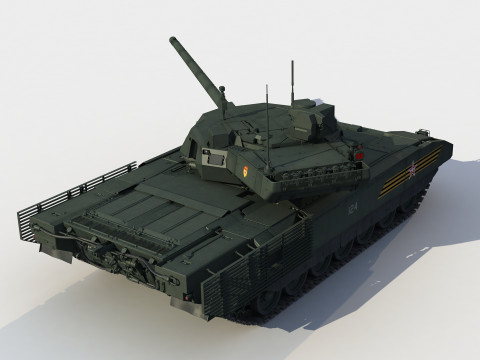 Czołg T-14 Armata Model 3D