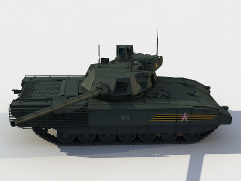 Czołg T-14 Armata Model 3D