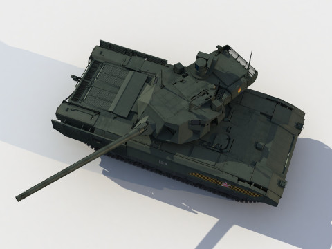 Czołg T-14 Armata Model 3D